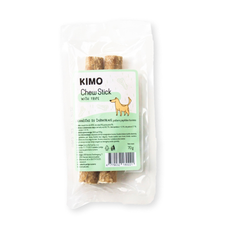 Kimo naturaalne närimispulk maoga 12cm 2tk 70g