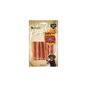 Flamingo Hapki Chicken + Duck Strips närimismaius koerale 85g