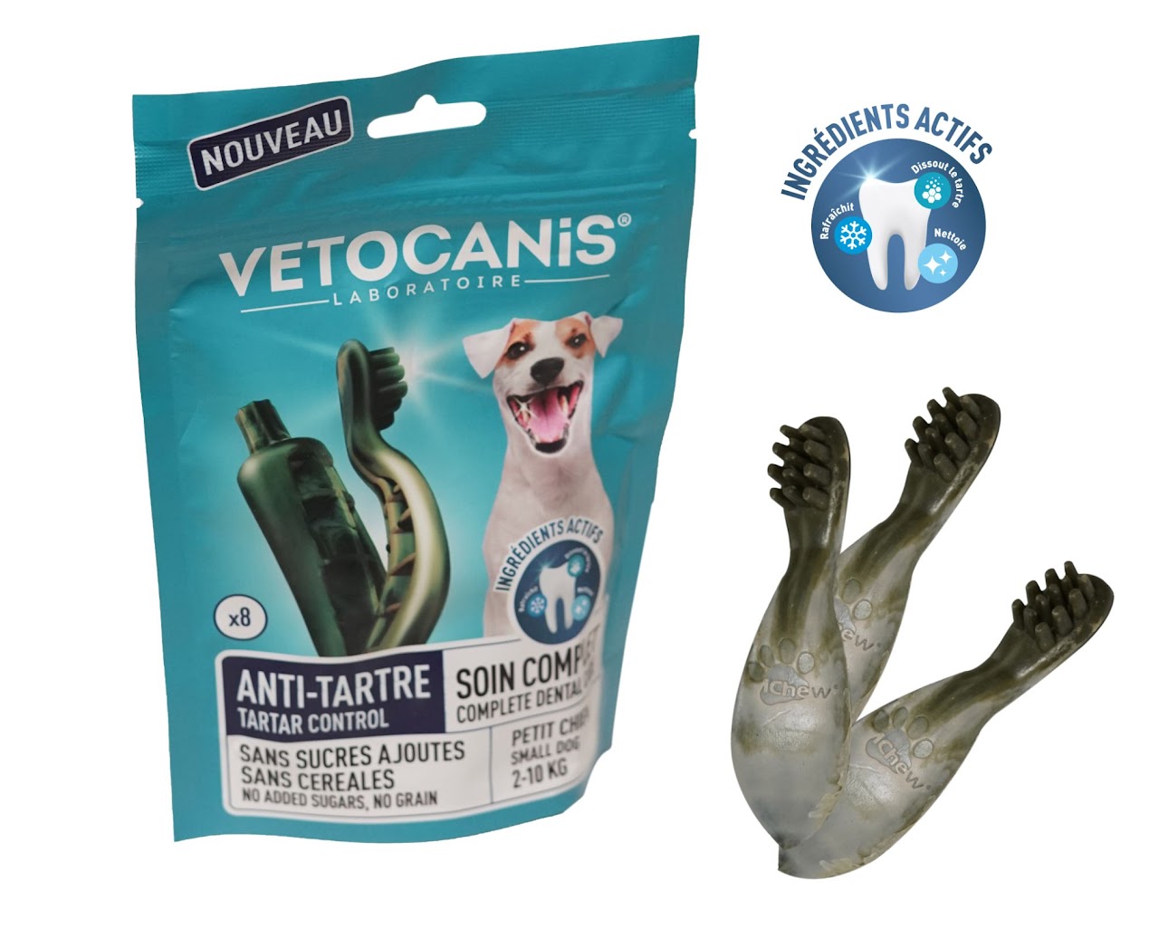 Vetocanis ANTI-TARTAR DOG TREATS SMALL 110G N8