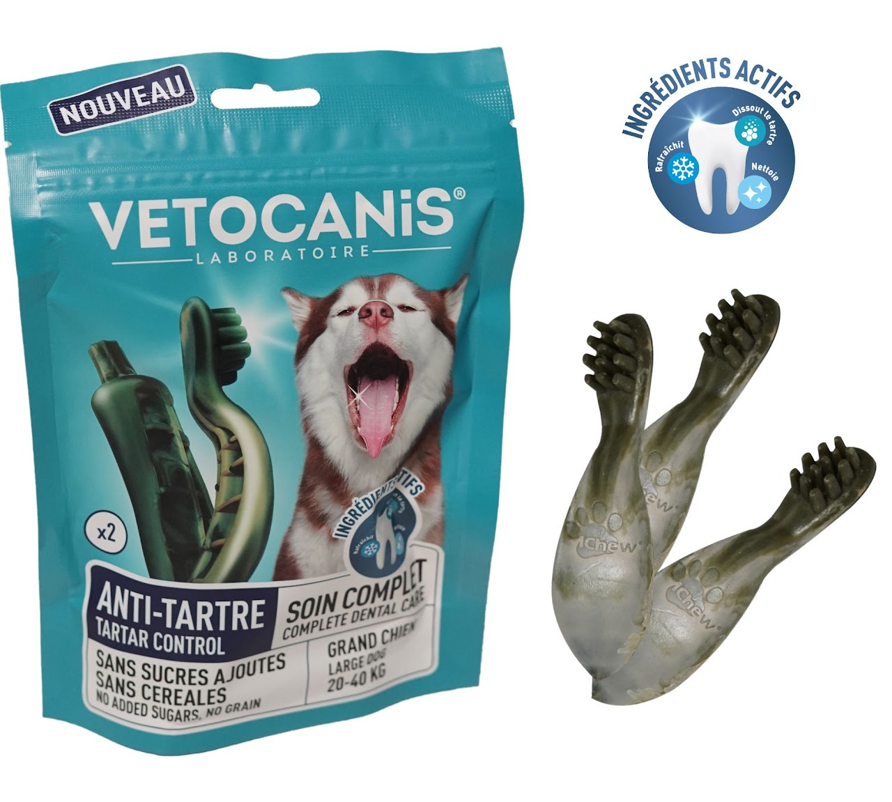 Vetocanis ANTI-TARTAR TREATS LARGE DOG 110G N2