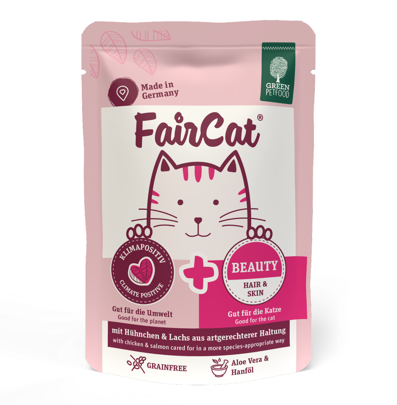 FairCat Beauty aloe vera ja kanepiõliga 8x85g