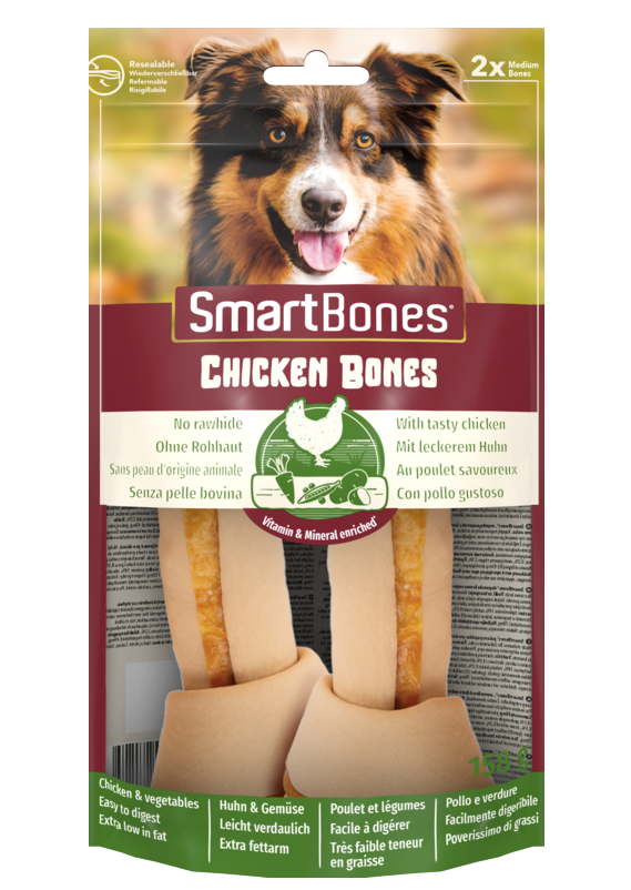 SmartBones Chicken Medium 2tk/14 cm, 158g