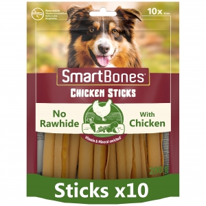 SmartBones Chicken Sticks 10tk/14 cm, 200g