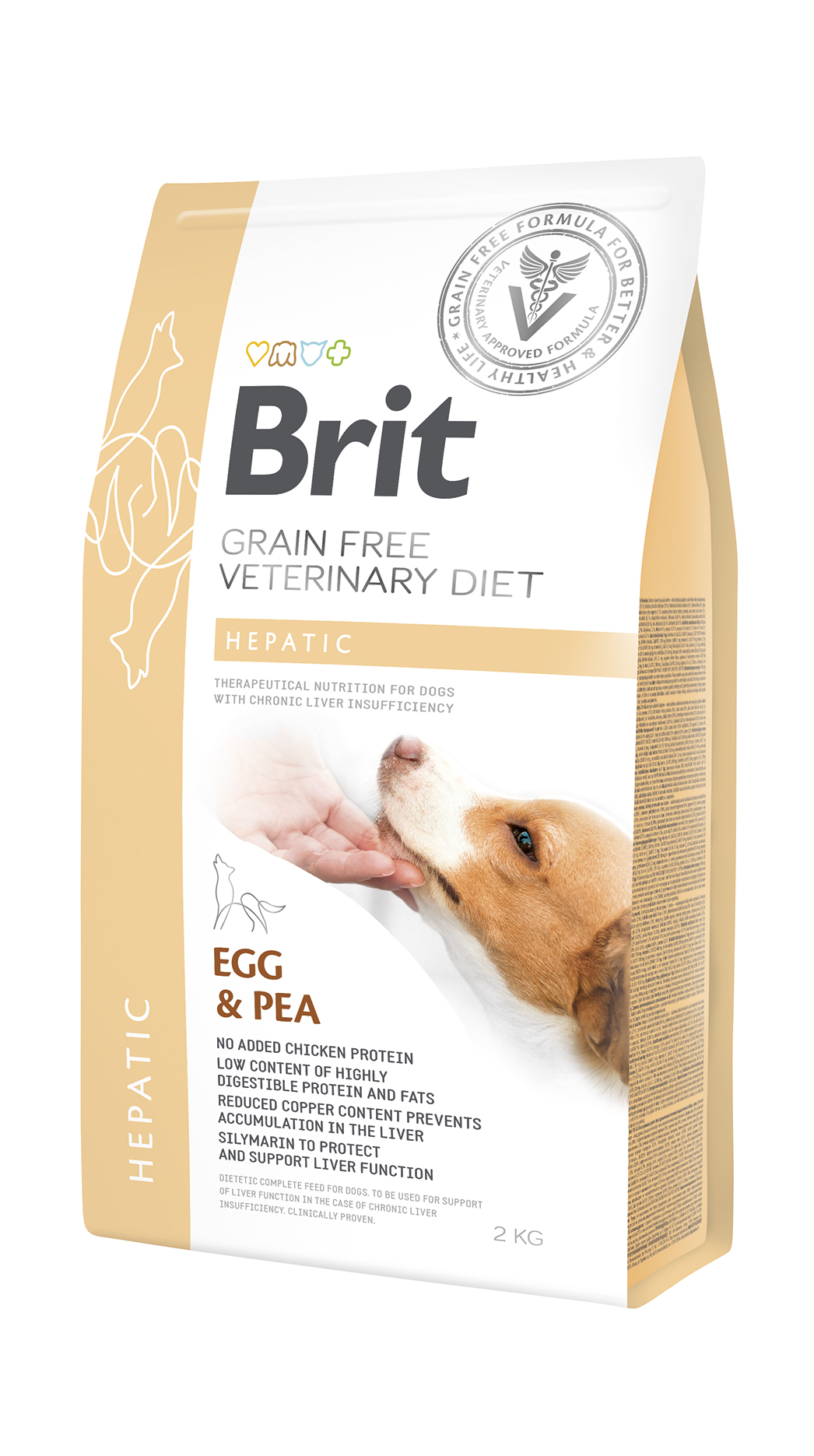 Brit Veterinary Diet Hepatic erisööt koertele 2kg