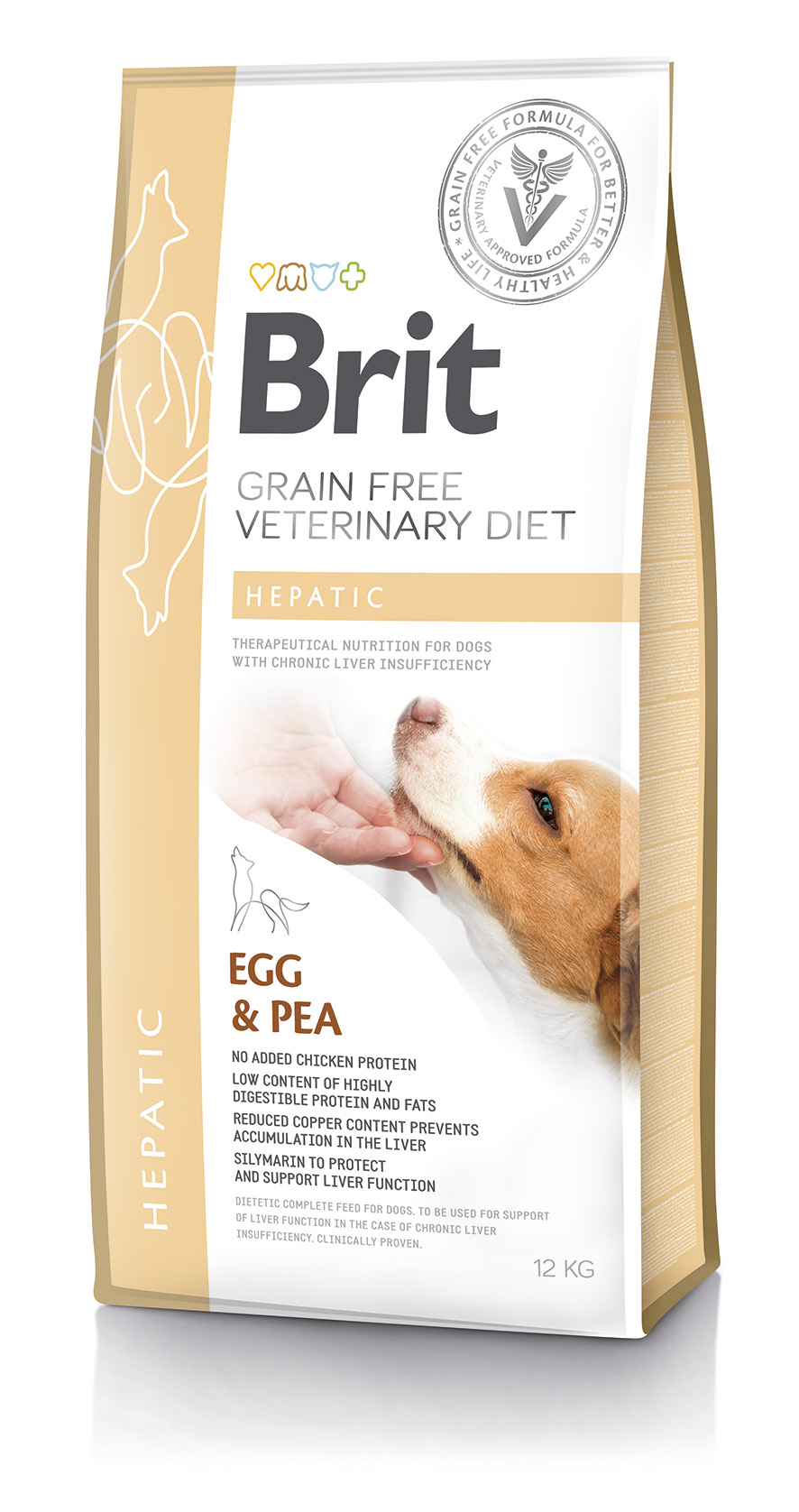 Brit Veterinary Diet Hepatic erisööt koertele 12kg