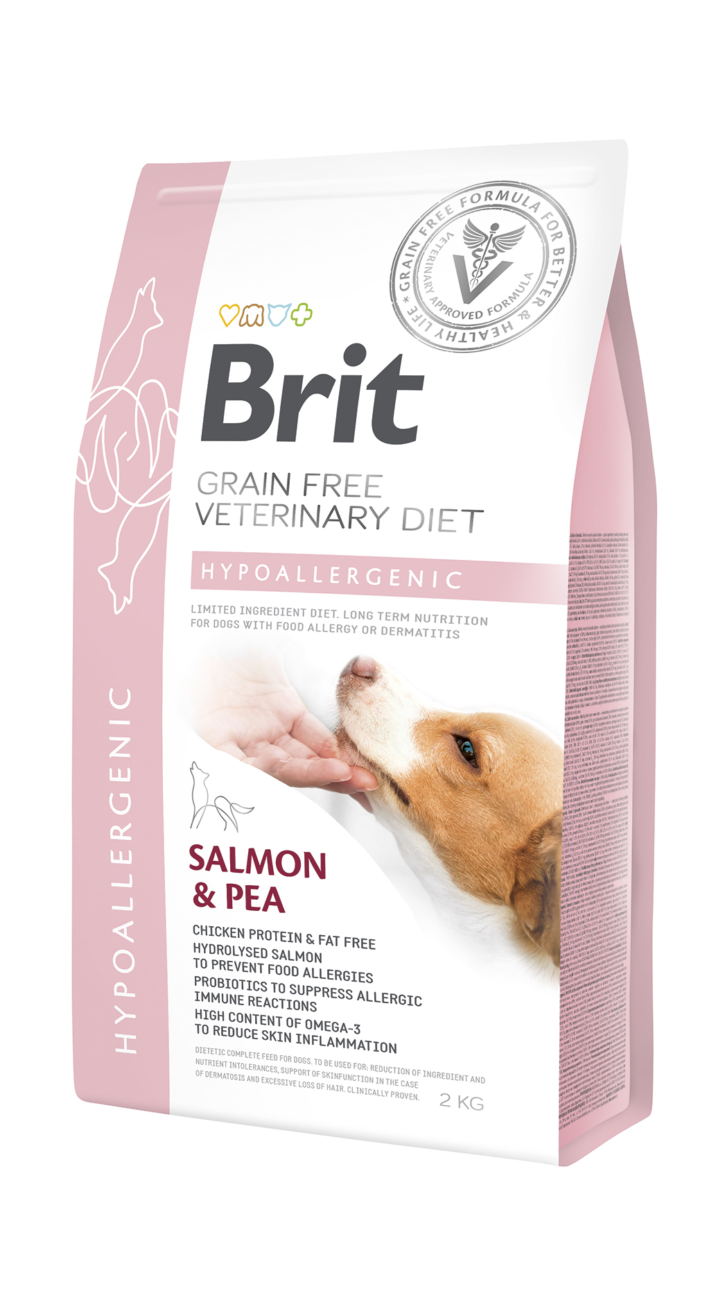 Brit Veterinary Diet Hypoallergenic erisööt koertele 2kg