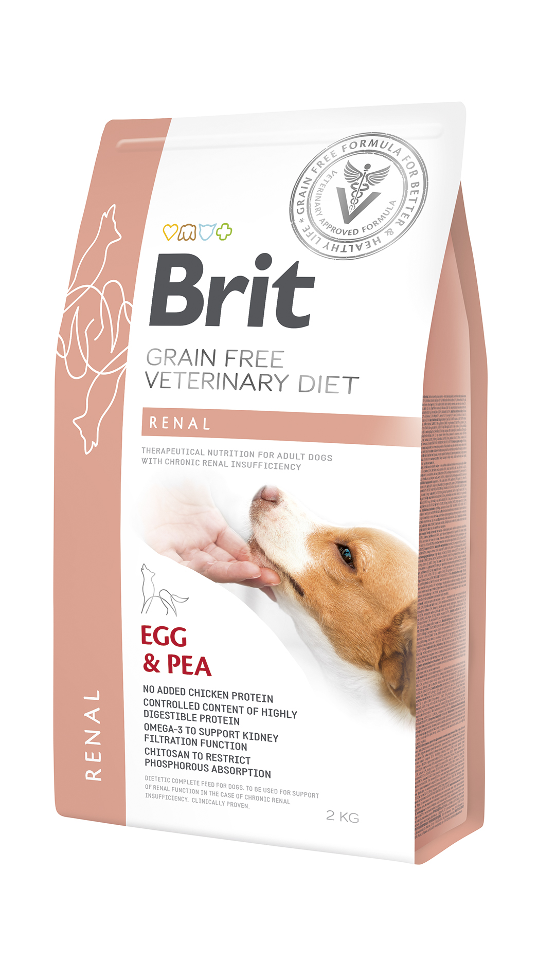 Brit Veterinary Diet Renal erisööt koertele 2kg