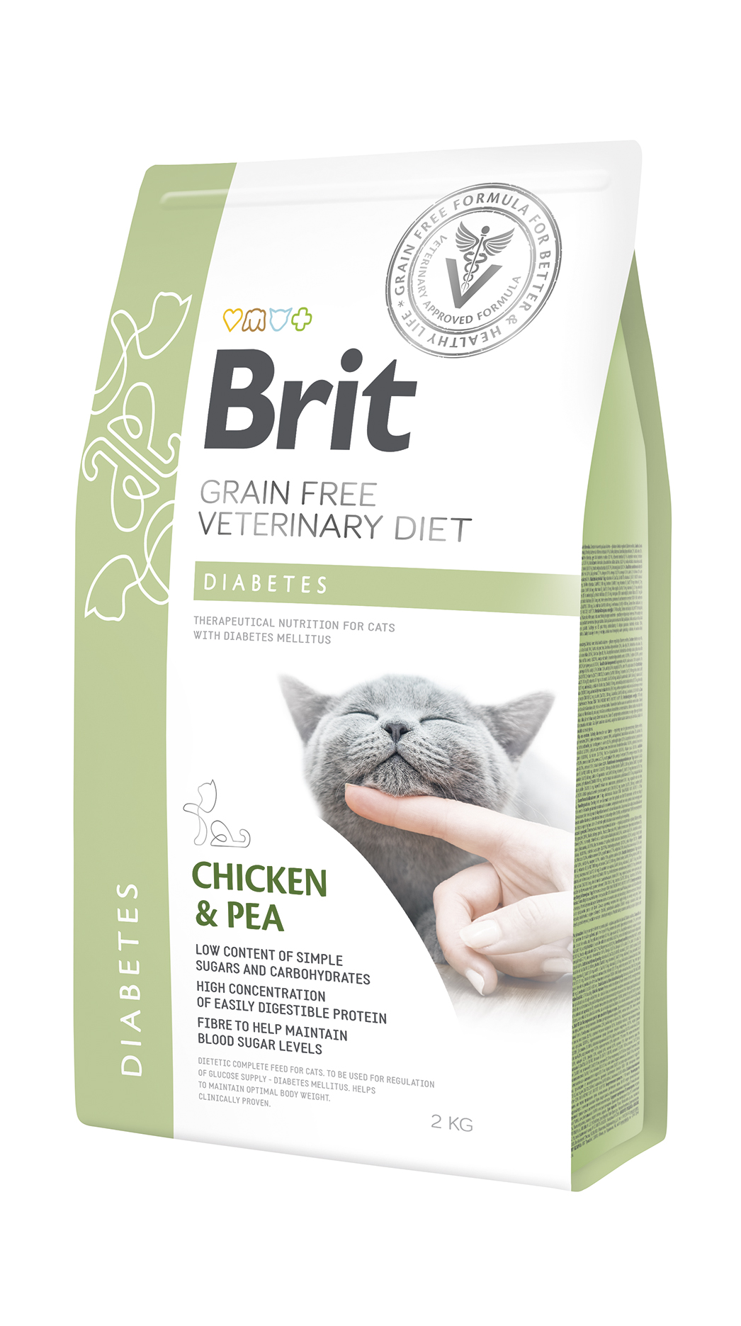 Brit Veterinary Diet Diabetes erisööt kassidele 2kg