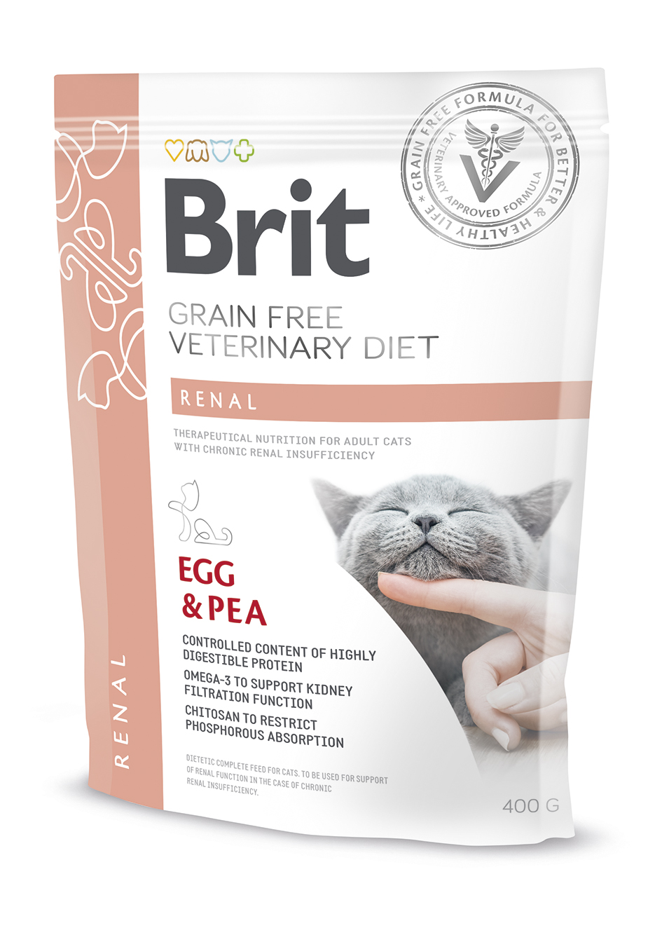 Brit Veterinary Diet Renal erisööt kassidele 400g