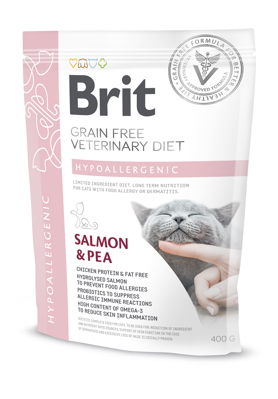 Brit Veterinary Diet Hypoallergenic erisööt kassidele 400g