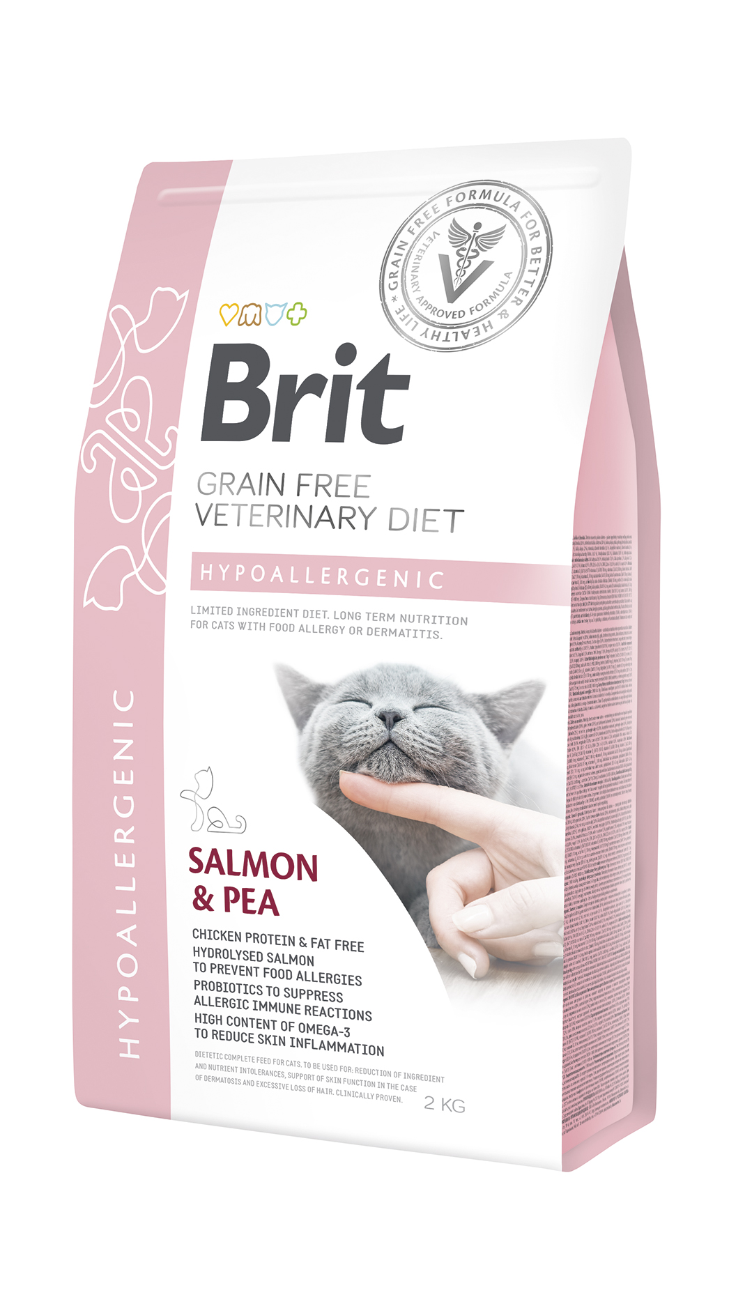 Brit Veterinary Diet Hypoallergenic erisööt kassidele 2kg