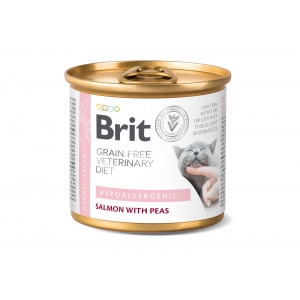 Brit Veterinary Diet Hypoallergenic konserv kassidele 200g