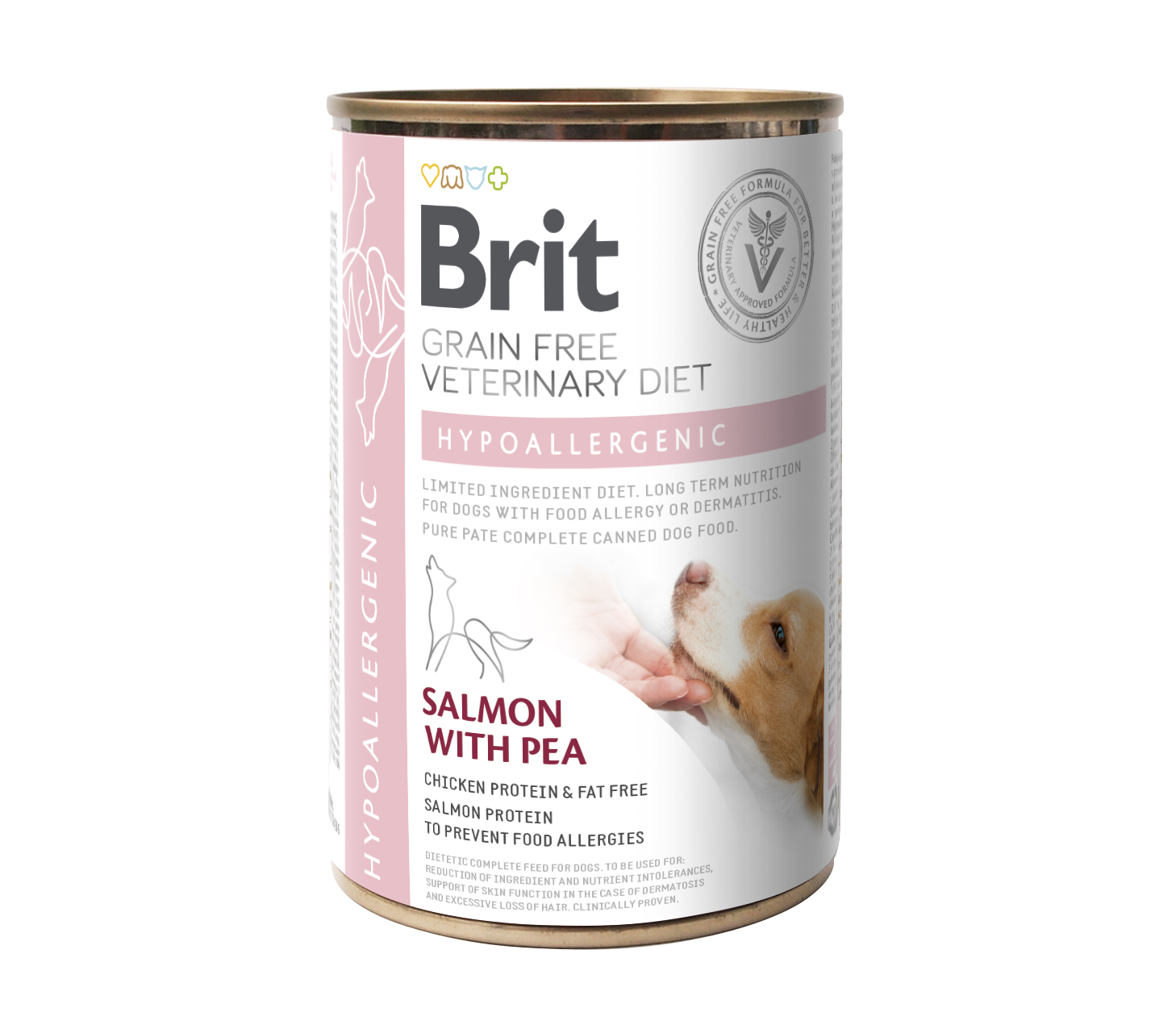 Brit Veterinary Diet Hypoallergenic konserv koertele 400g