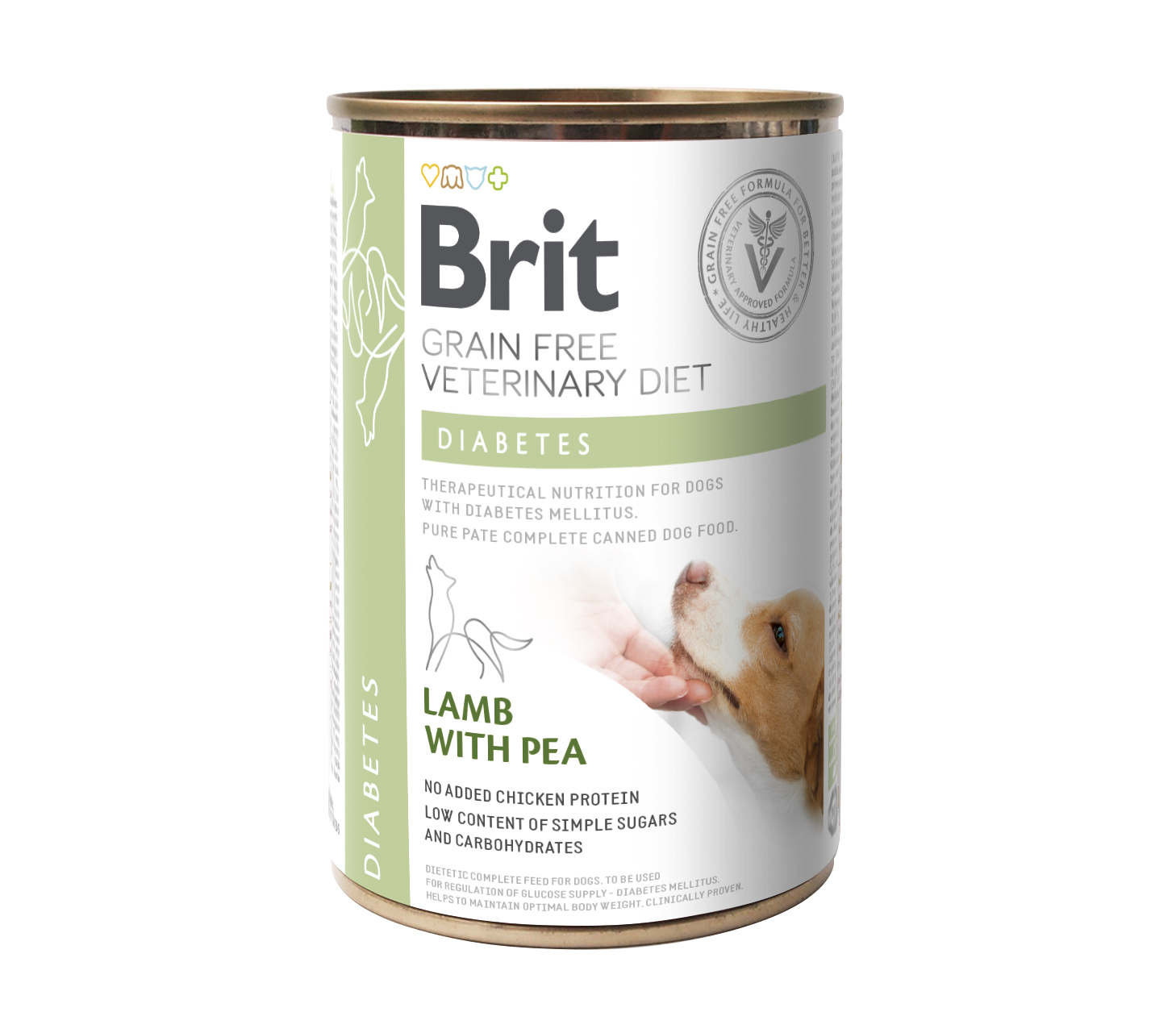 Brit Veterinary Diet Diabetes konserv koertele 400g