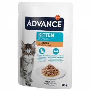 Advance wet Kitten Chicken 85 gr