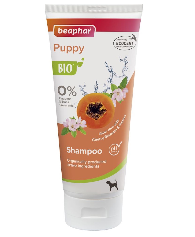 Beaphar BIO Shampoo Puppy 200ml (hooldav šampoon kutsikatele)