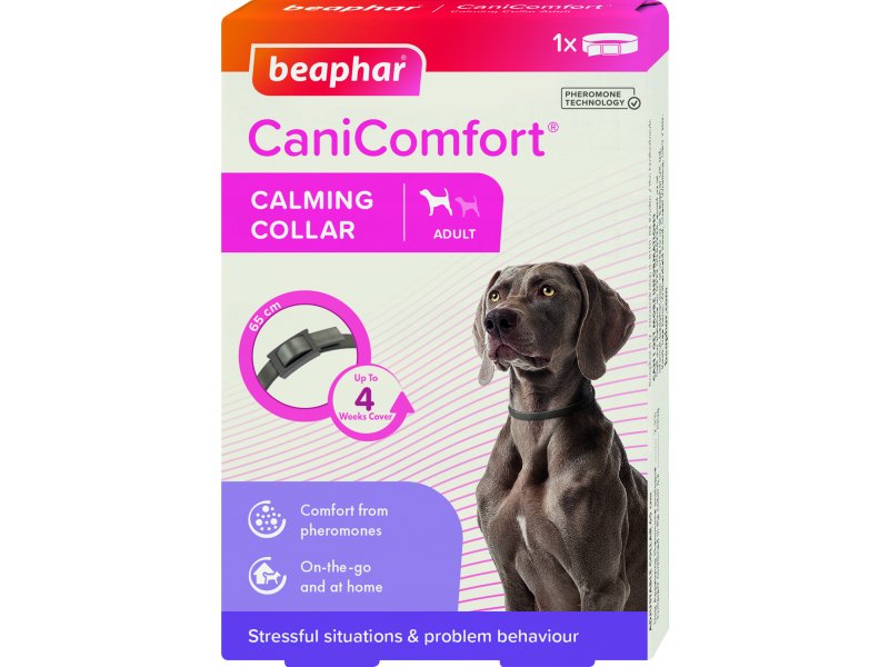 Beaphar Dog Comfort Collar 65cm feromoonidega stressivastane kaelarihm koeradele