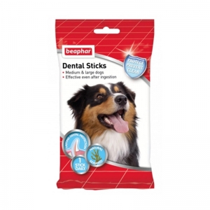 Beaphar Dental Sticks Large N7/182g närimispulgad koertele kaaluga üle 10 kg