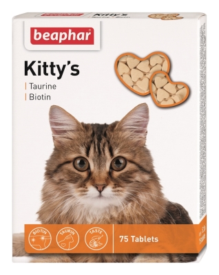 Beaphar Kitty`s Taurine/Biotin toidulisand kassidele 75tk