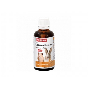 Beaphar Lebensvitamine 50ml, multivitamiin närilistele