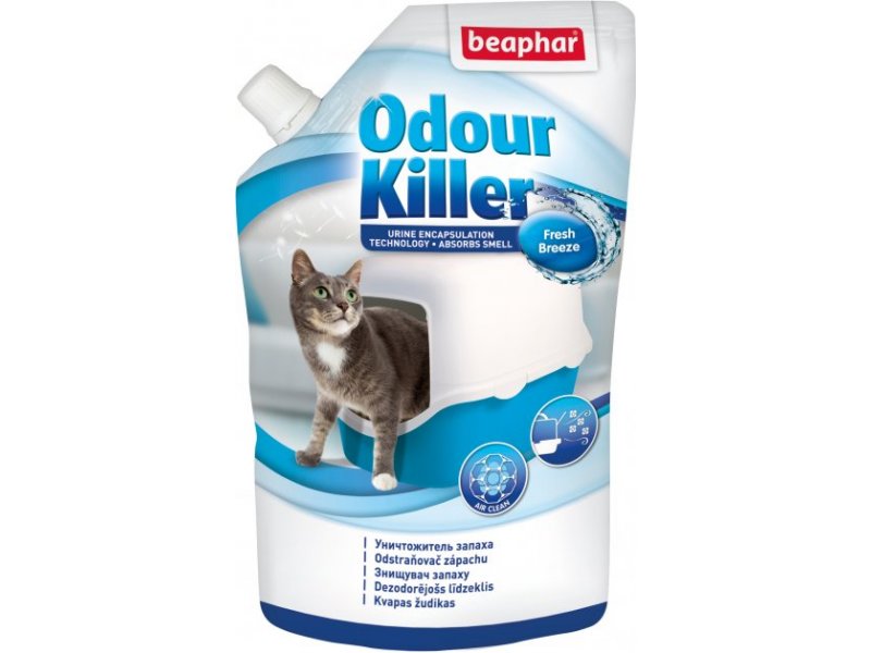 Beaphar Odour Killer Cat Fresh Breeze 400g, kassitualeti lõhna neutraliseerija