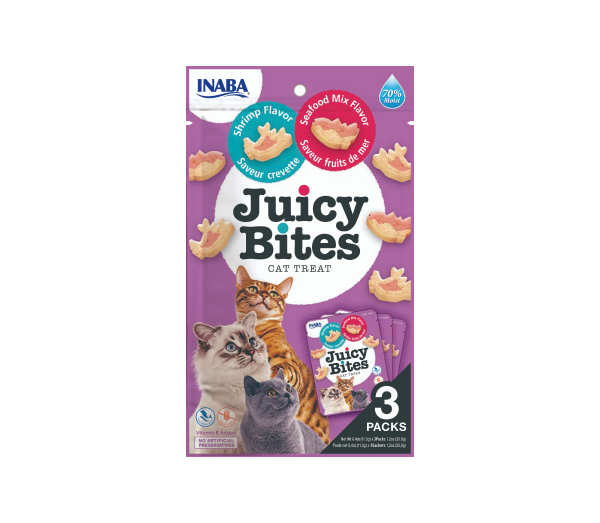 Churu Juicy Bites Shrimp Seafood maius kassile 3x11,3g