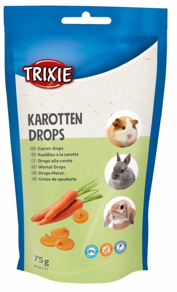 Närilistele Carrot drops 75g