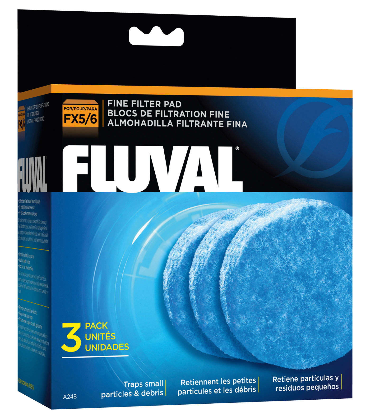 Filtrielement Fluval Medium Fine filtrile FX5 3tk