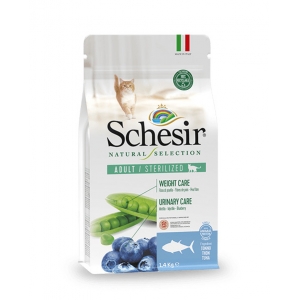 Schesir Natural Selection Steriliseeritud tuunikala 1.4kg kuivtoit kassidele