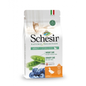 Schesir Natural Selection Sterilized pardiga 1.4kg kuivtoit kassidele