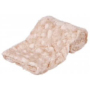 Плед для собак Cosy blanket, структурированный мягкий плюш, 150 × 100 см, бежевый