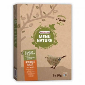 Menu Nature Gourmet шарики с насекомыми 6 шт (без сетки) 540г