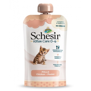 Schesir Kitten Care 0-6 kanaliha kassipoegadele Kreem 150g