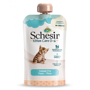 Schesir Kitten Care 0-6 tuunikala kassipoegadele Kreem 150g