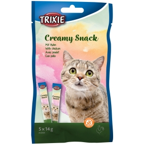 Лакомство для кошек Creamy Snack с курицей, 5 × 14 g