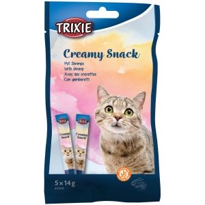 Лакомство для кошек Creamy Snack с креветкой, 5 × 14 g