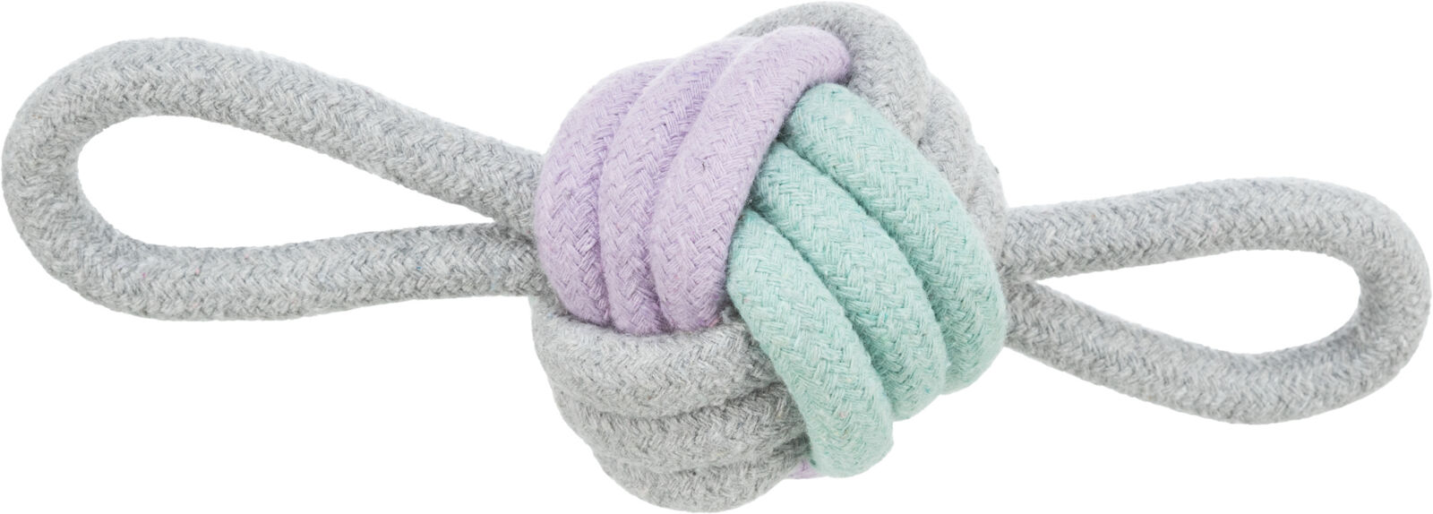 Игрушка для собак Junior Knot ball with 2 hand loops, веревка, ø 9/25 cm