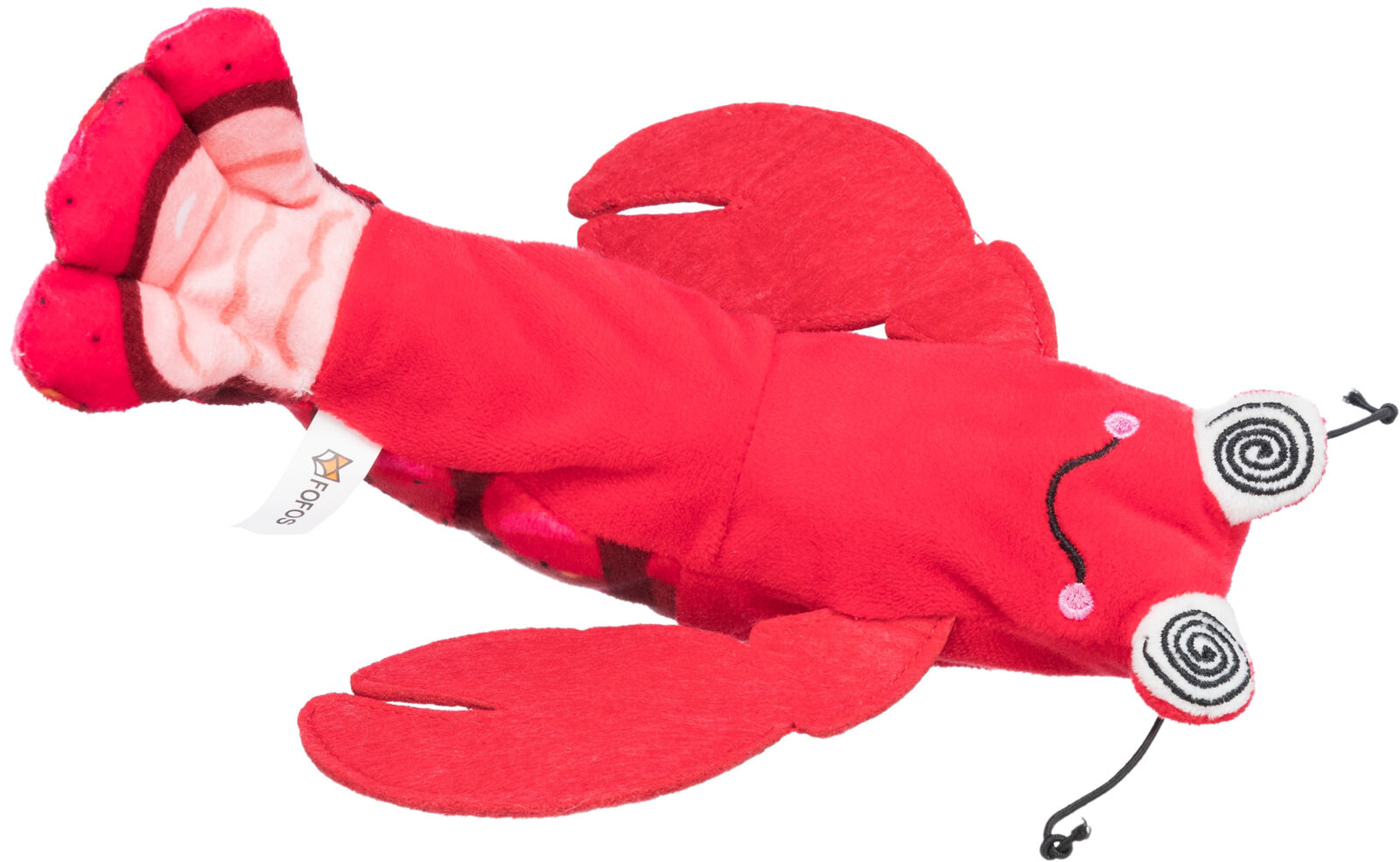 Игрушка для кошки Wriggle shrimp, ткань, кошачья мята, 23 cm