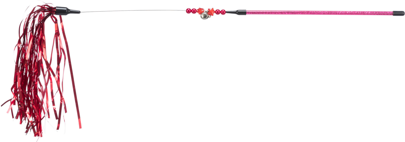 Игрушка для кошки Playing rod tinsel, пластик/металл, 48 cm