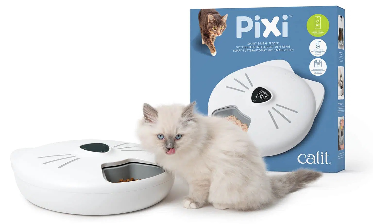 Авто-кормушка Catit Pixi Smart 6-Meal Feeder