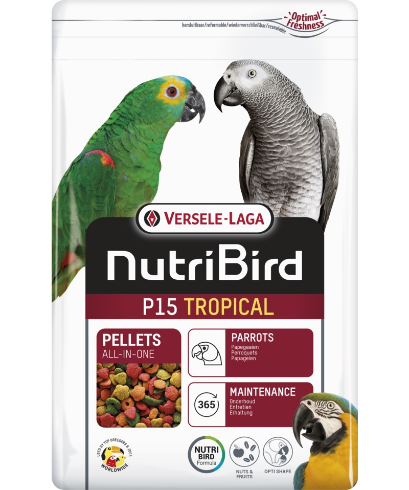 NutriBird P15 Tropical 1.0kg Parrot