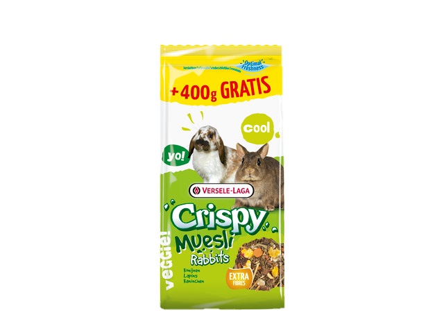 Полноценный корм Crispy Muesli - Rabbits Tasty, для (карликовых) кроликов Promo 3,15 кг