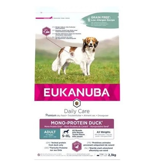 EUKANUBA Adult Mono-Protein pardilihaga koertele 2.3 kg