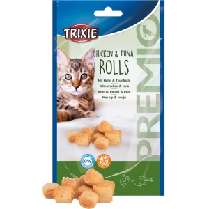 Лакомство для кошки PREMIO Chicken & Tuna Roll, 50 g