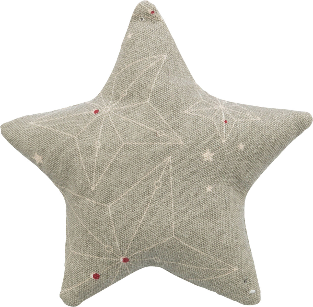 Игрушка для кошки Xmas cushion star, cotton, catnip, 10 cm