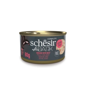 Schesir After Dark kanaliha + loomaliha märgtoit kassidele 80g