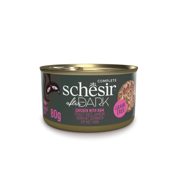 Schesir After Dark kanaliha + sink märgtoit kassidele 80g