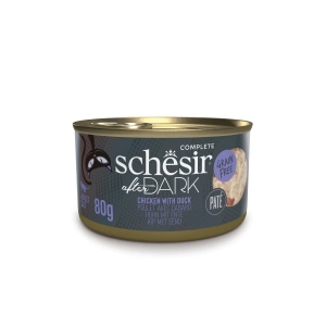 Schesir After Dark kanaliha + part pasteet märgtoit kassidele 80g