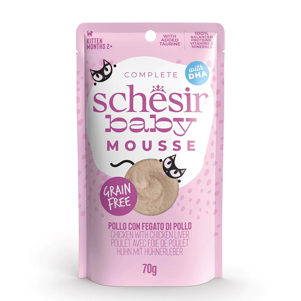 Schesir Baby Cat kanaliha + maks vaht kassipoegadele 70g