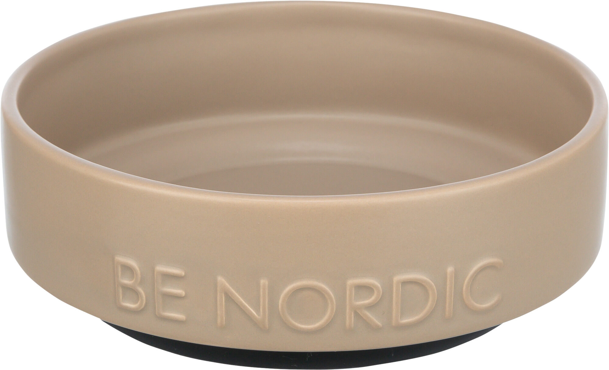 Керамическая миска BE NORDIC, 0.5 l/ø 16 cm, серо-коричневая